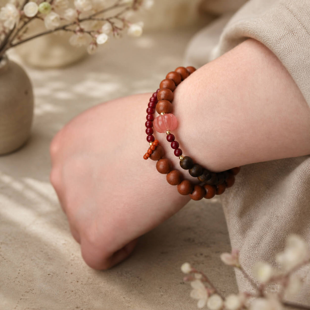 Z'AN WUXING Five Elements handmade incense bead bracelets inspired by traditional Chinese fragrance culture and the Five Elements of Wood, Fire, Earth, Metal and Water.