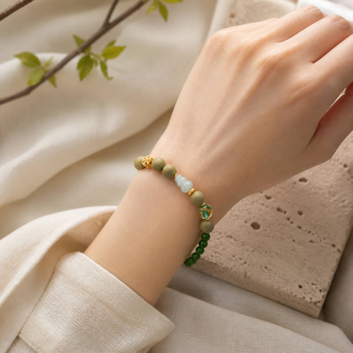 Z'AN WUXING Five Elements handmade incense bead bracelets inspired by traditional Chinese fragrance culture and the Five Elements of Wood, Fire, Earth, Metal and Water.