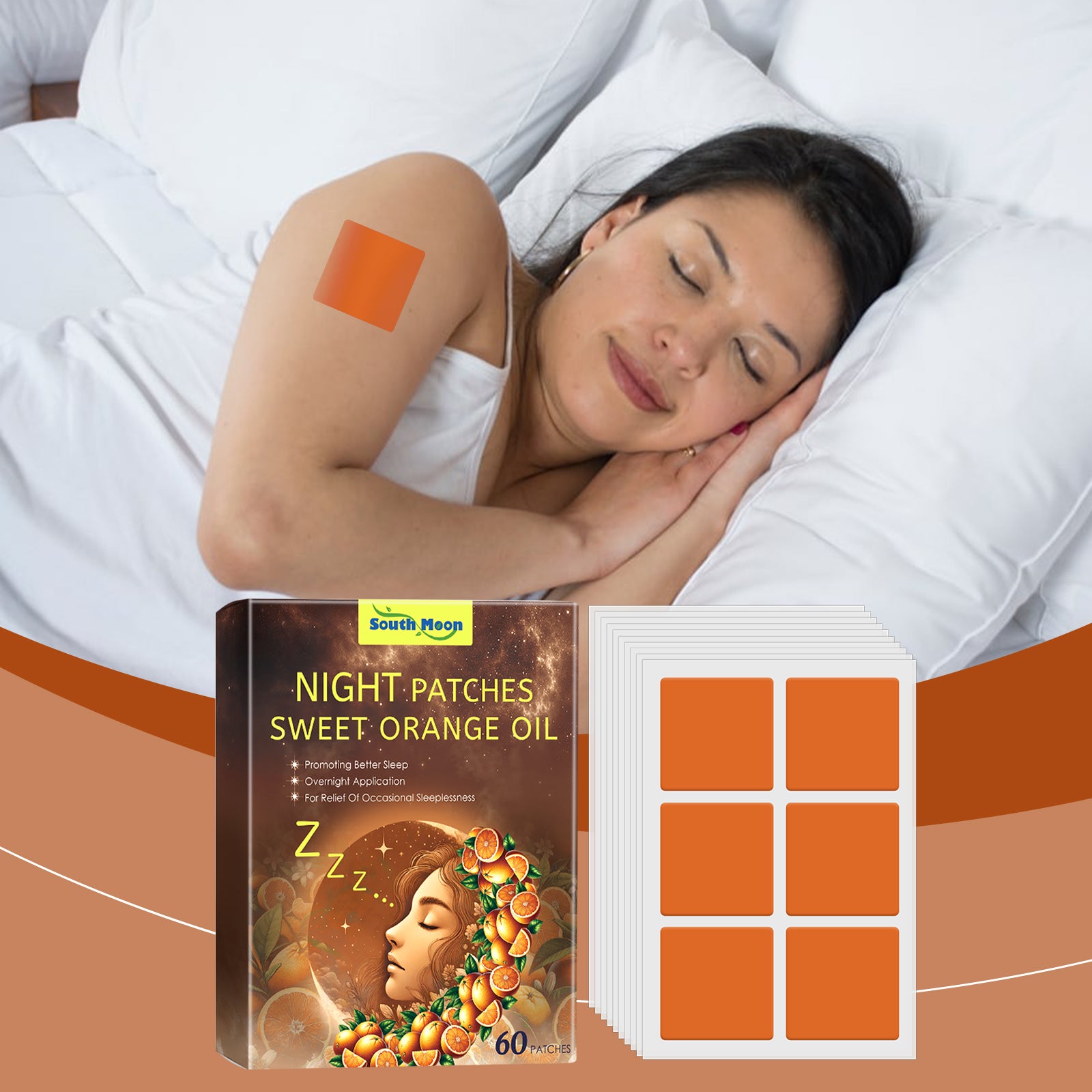 Natural Sweet Orange Sleep Patches - Deep Rest & Relaxation
