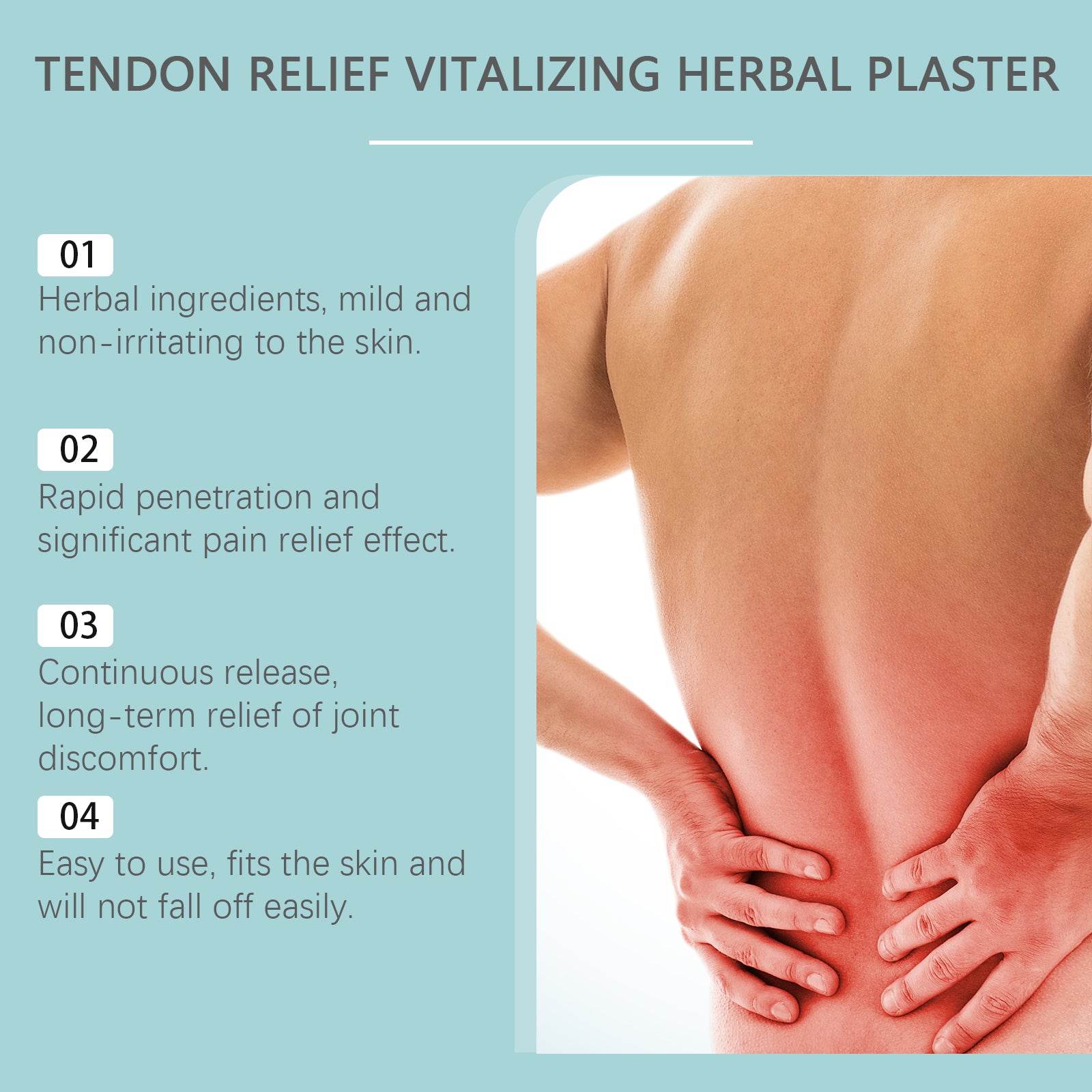 South Moon Lymphatic Drainage Magnetic Herbal Body Patch (30 Pcs)