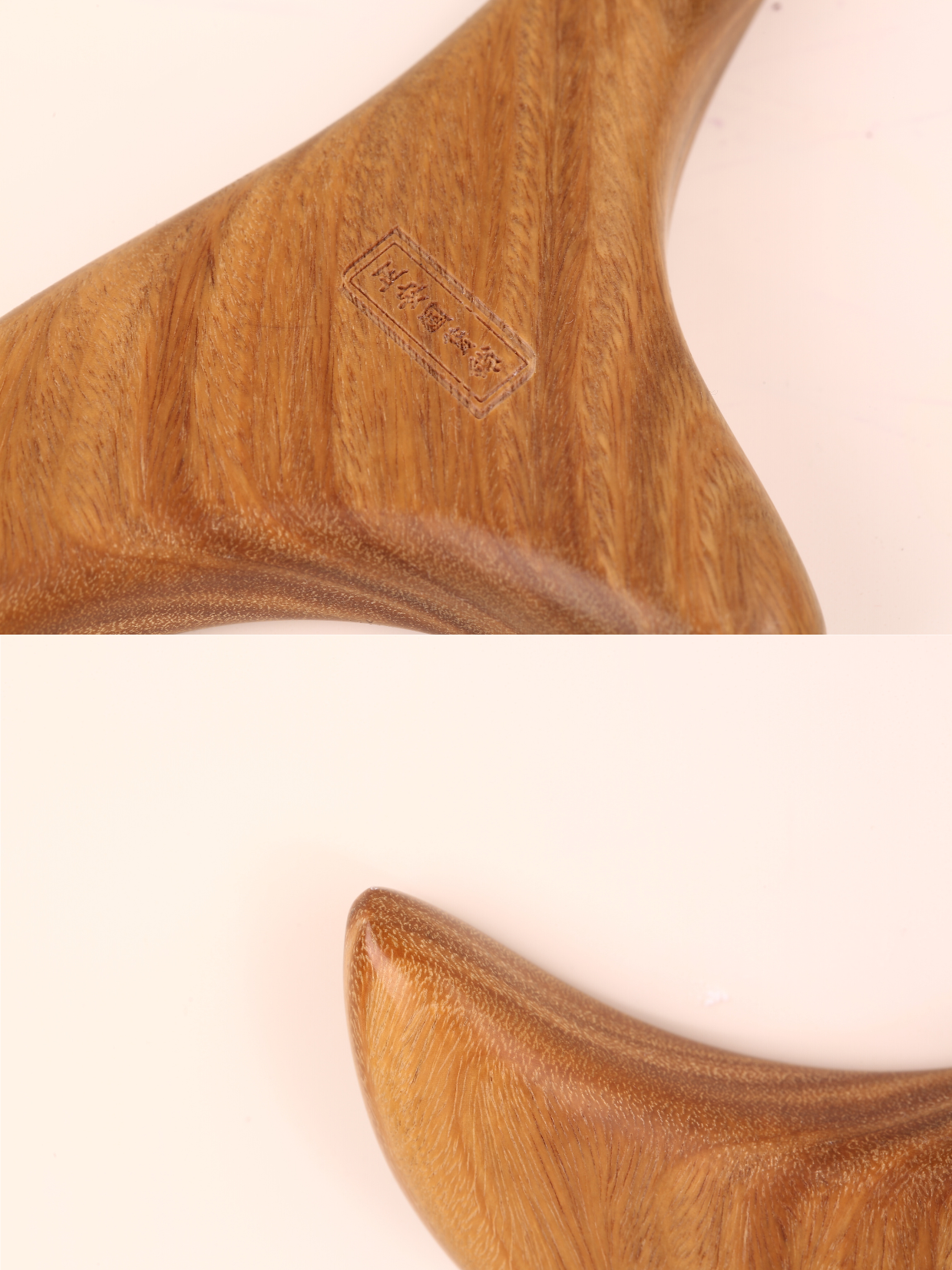 Sandalwood Triangle Sparrow Acupoint Tool — Pocket-Sized Pressure Point Massager