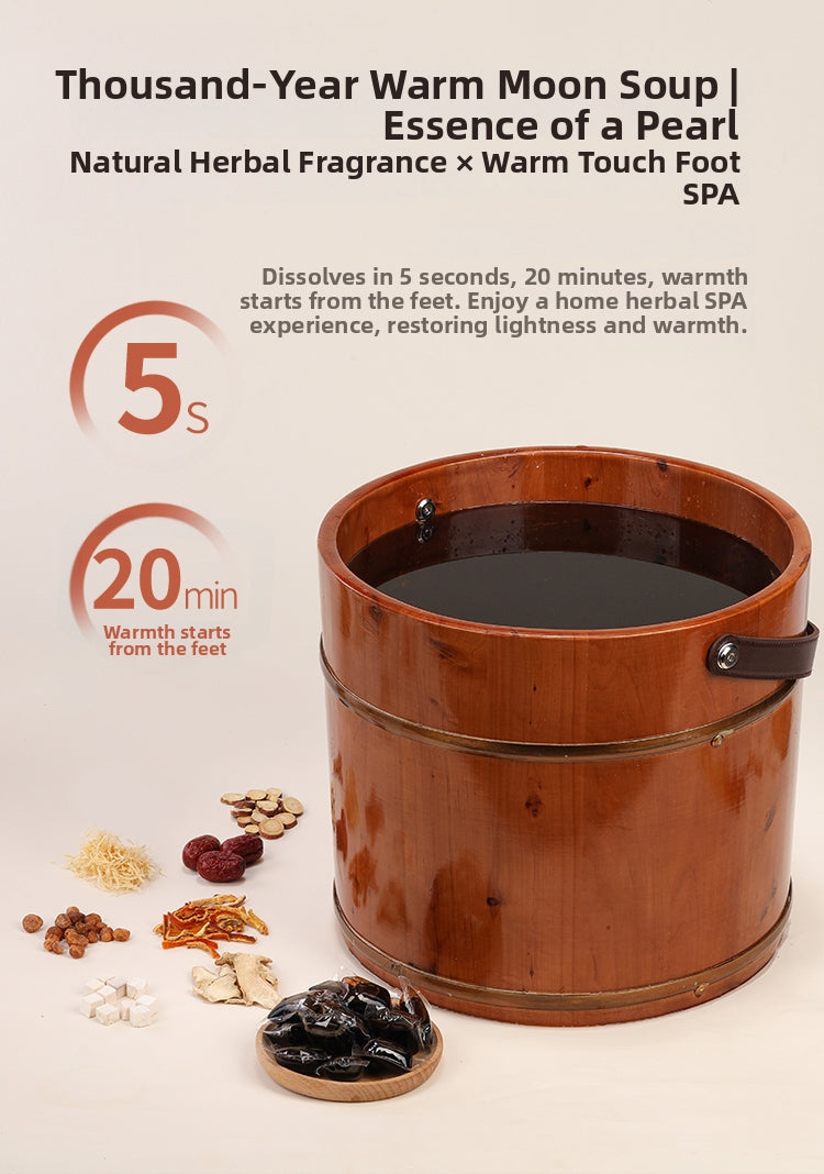 warm foot bath capsules