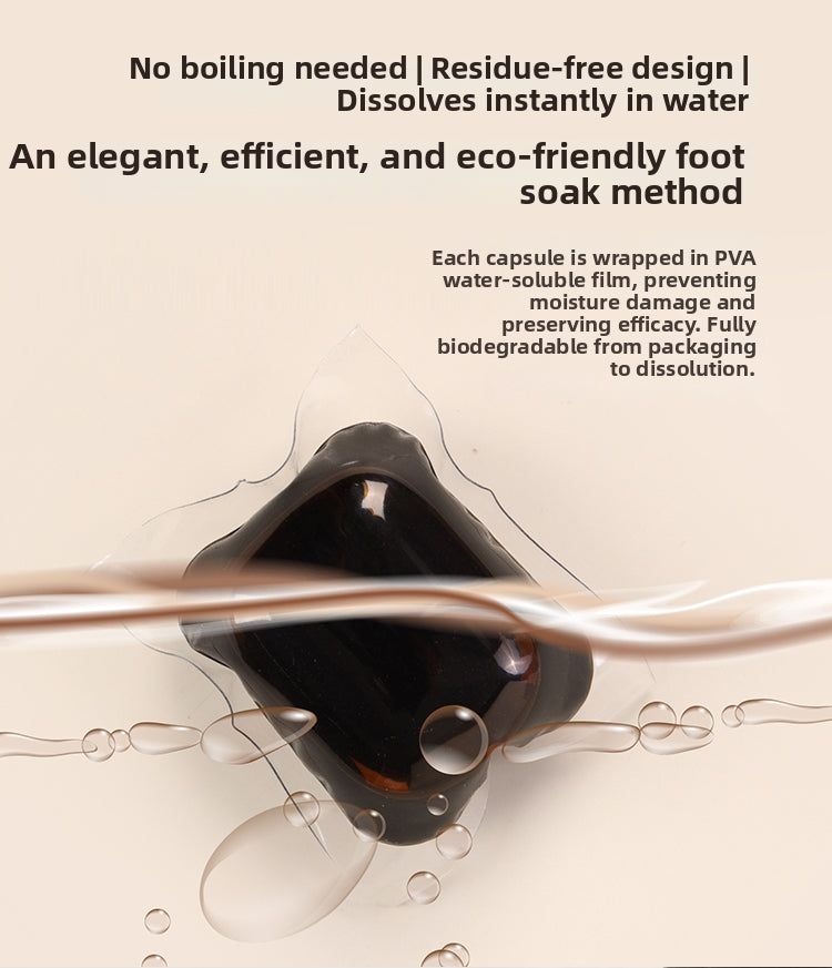 warm foot bath capsules