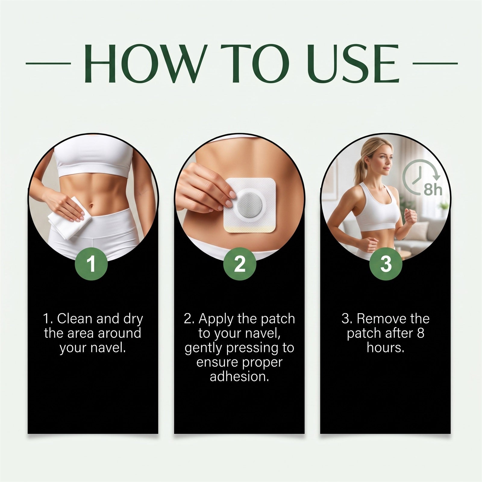 South Moon Lymphatic Drainage Magnetic Herbal Body Patch - 30 Pieces