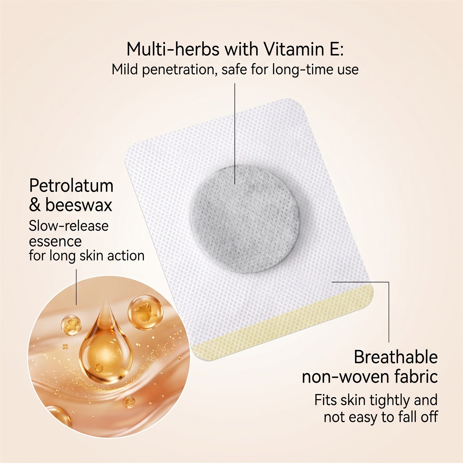 South Moon Lymphatic Drainage Magnetic Herbal Body Patch - 30 Pieces